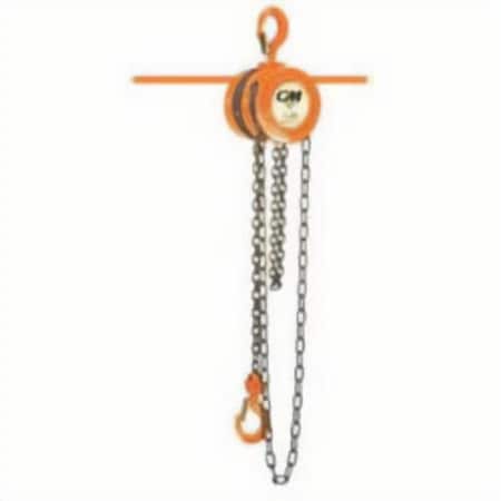 Cm 2208A Hand Chain Hoist, 622A, 12 Ton, 15 Ft Lift 2208